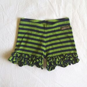 matilda jane striped ruffle trim cartwheel shorts size 2 toddler girls